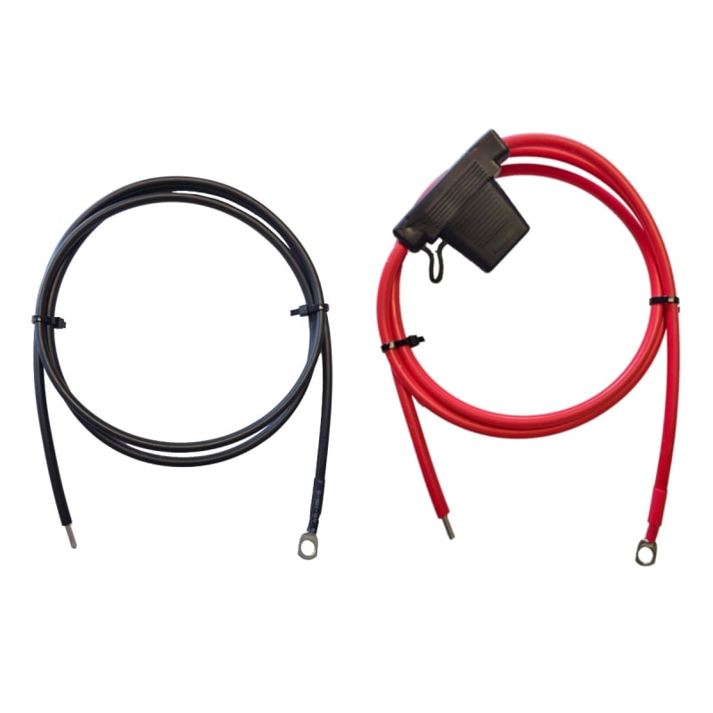 Batteriekabel-Satz für Laderegler 1,5m mit Inline-Sicherung M8/Aderendhülse