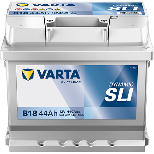 VARTA B18 Dynamic SLI car battery 12V 44Ah (Blue Dynamic) VARTA B18 Dynamic SLI car battery 12V 44Ah (Blue Dynamic)