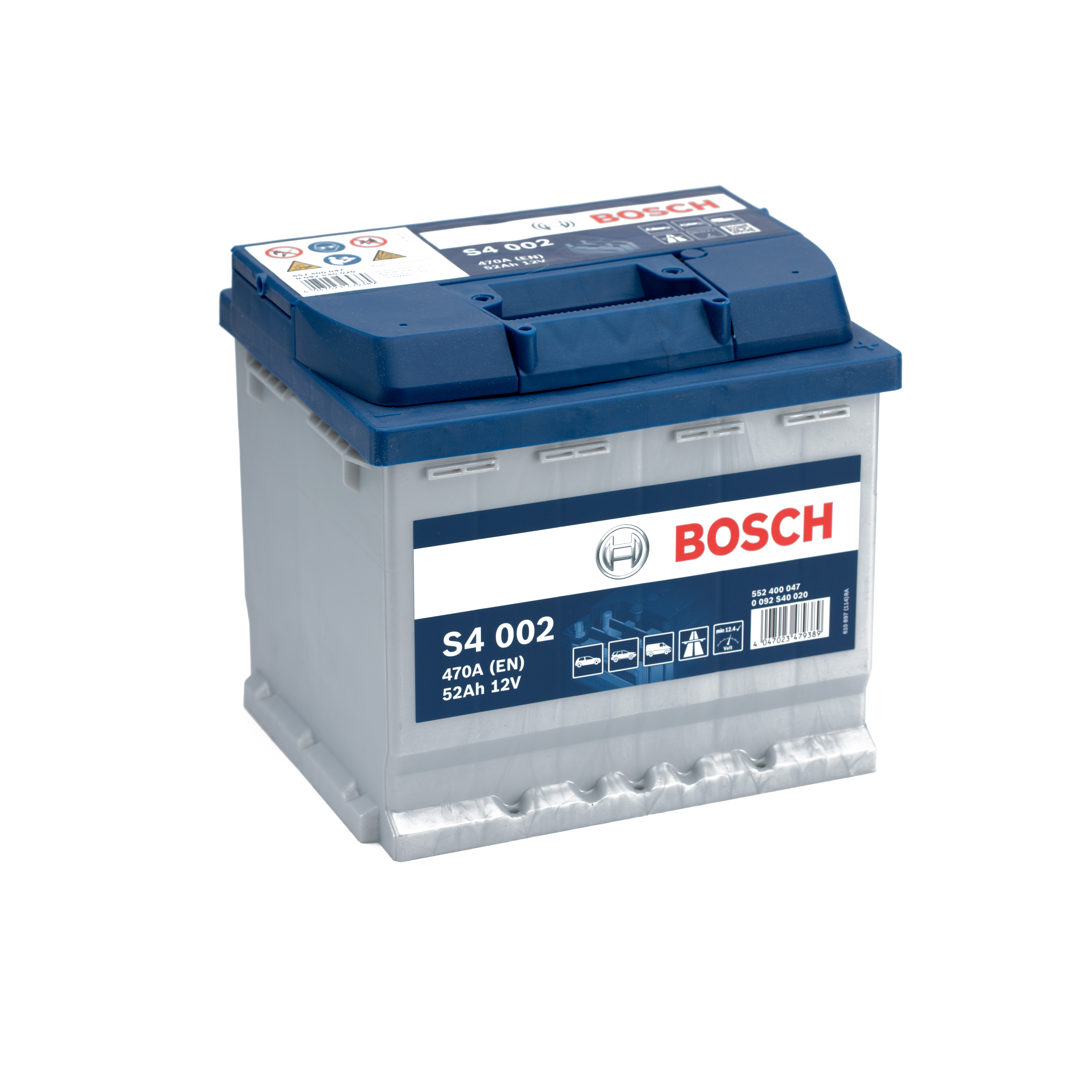 Bosch S4 002 52Ah car battery 552 400 047