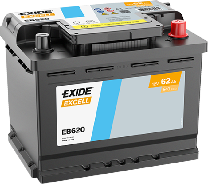 Exide EB620 Excell 62Ah Autobatterie 560 408 054