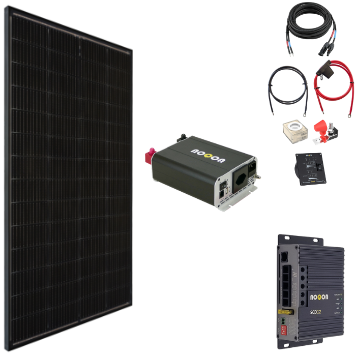 Solaranlage 50W Komplett-Set EXTRA SMALL - ohne Batterie Solaranlage 50W Komplett-Set EXTRA SMALL - ohne Batterie