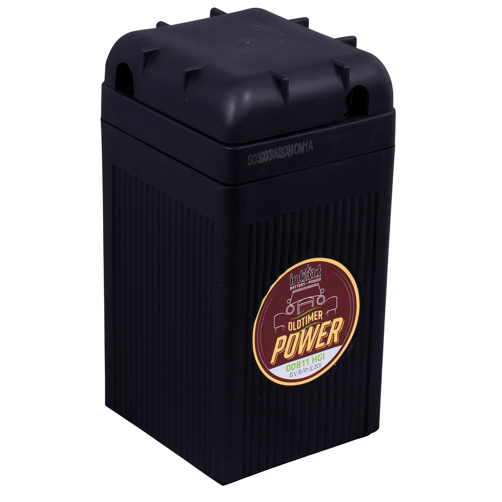 Intact 00811HGI Classic 6V Oldtimer-Batterie 8Ah B49-6/G02 4 ohne Batteriesäure Intact 00811HGI Classic 6V Oldtimer-Batterie 8Ah B49-6/G02 4 ohne Batteriesäure