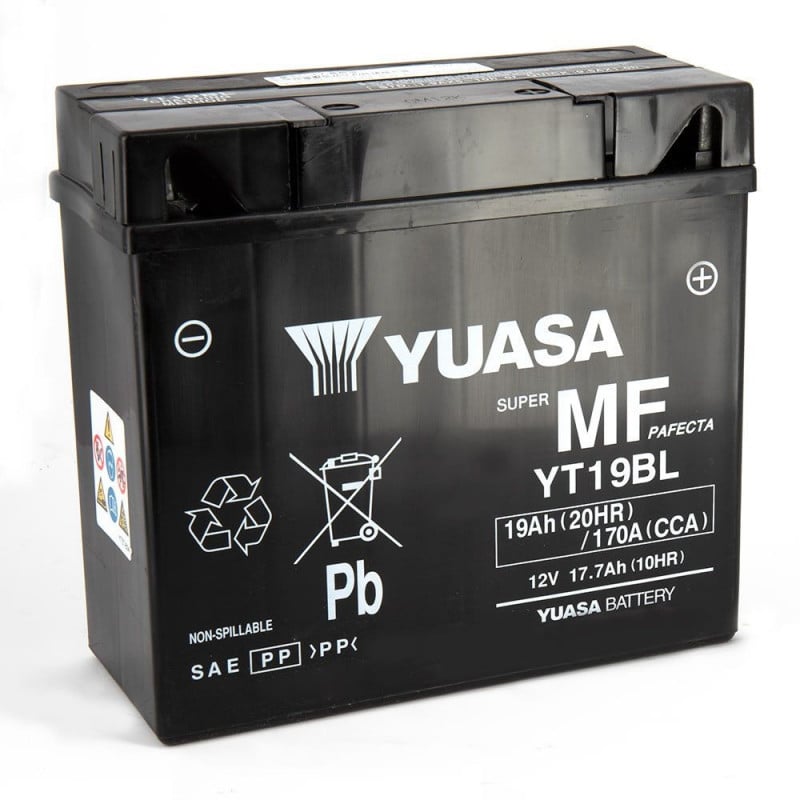 Yuasa YT19BL AGM Motorradbatterie 17,7Ah 12V (DIN 51913) G19