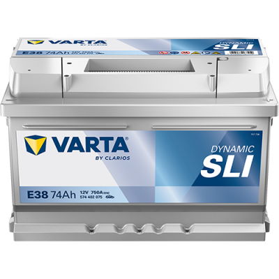 Varta E38 Dynamic SLI 574 402 075 Car Battery 74Ah (Silver Dynamic)
