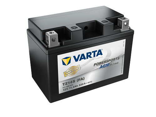 VARTA Powersports AGM ACTIVE YTZ14S 11Ah Motorradbatterie 12V (511909022)