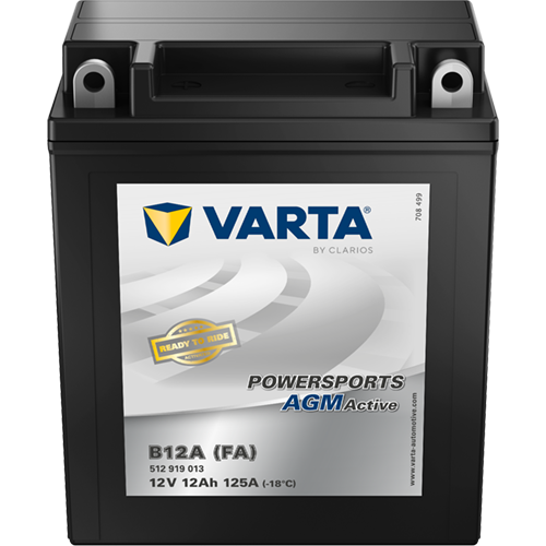 VARTA Powersports AGM ACTIVE YTX14-BS 12Ah motorcycle battery 12V (DIN 51214) VARTA Powersports AGM ACTIVE YTX14-BS 12Ah motorcycle battery 12V (DIN 51214)