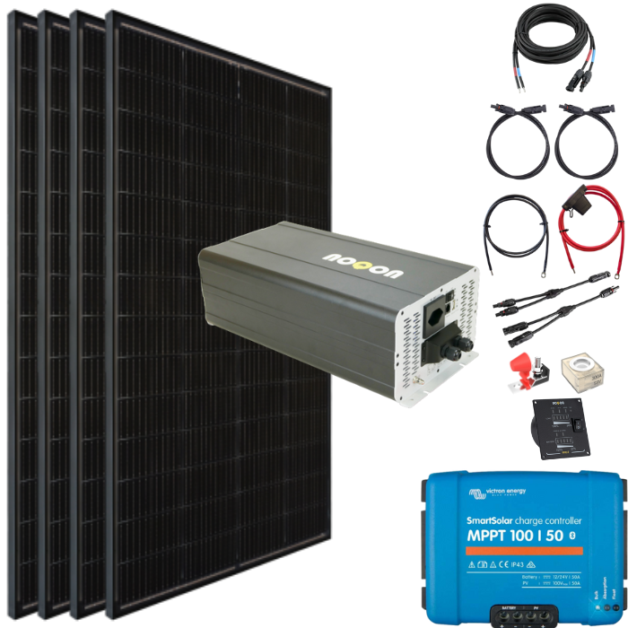 Solaranlage 800W Komplett-Set EXTRA LARGE - ohne Batterie Solaranlage 800W Komplett-Set EXTRA LARGE - ohne Batterie