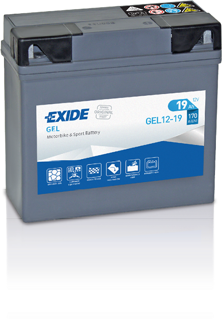 Exide G19 (GEL12-19) Bike Gel 19Ah Motorradbatterie (DIN 51913)