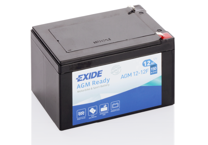 Exide AGM Ready AGM12-12F Motorradbatterie 12Ah Exide AGM Ready AGM12-12F Motorradbatterie 12Ah