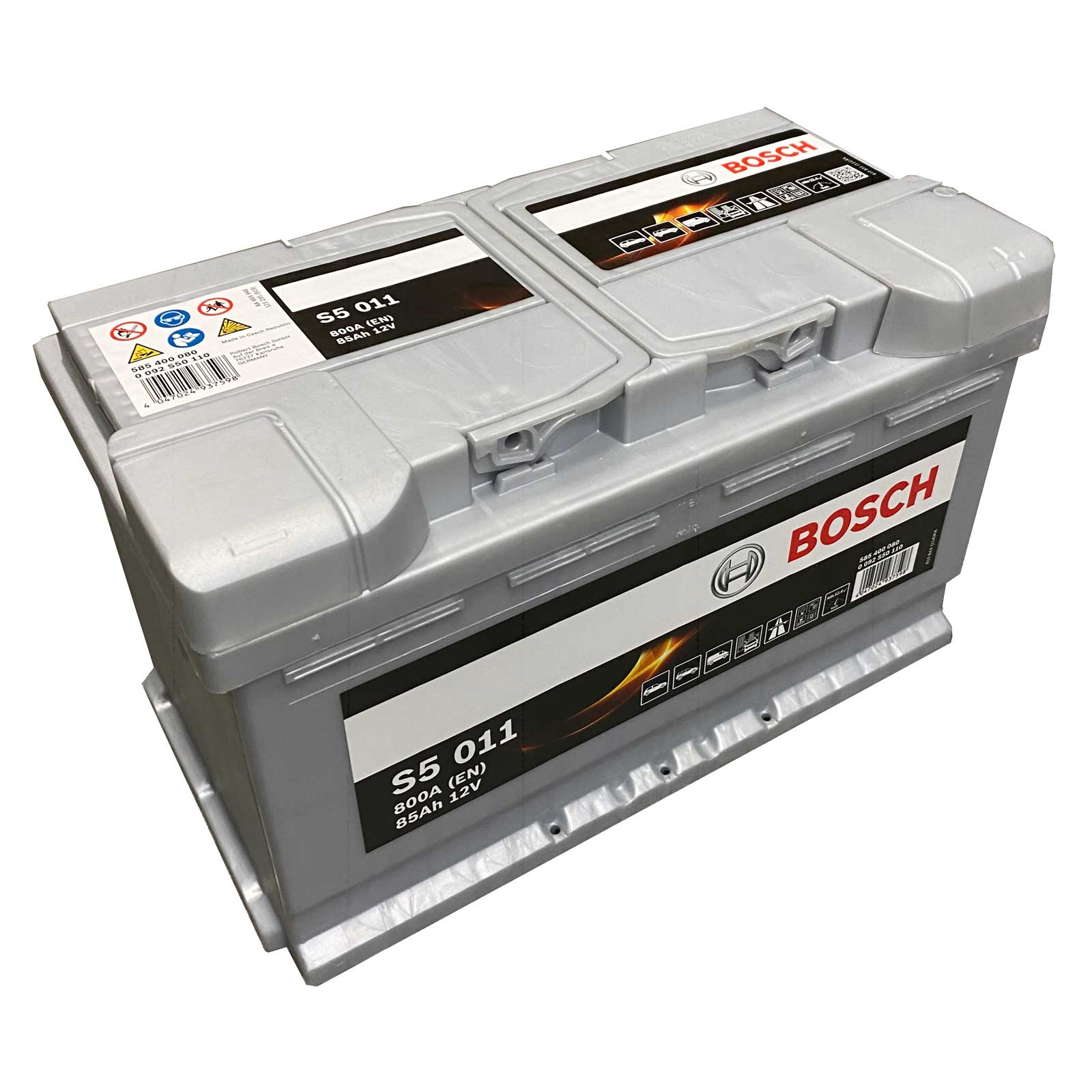 Bosch S5 011 85Ah Autobatterie 585 400 080 Bosch S5 011 85Ah Autobatterie 585 400 080