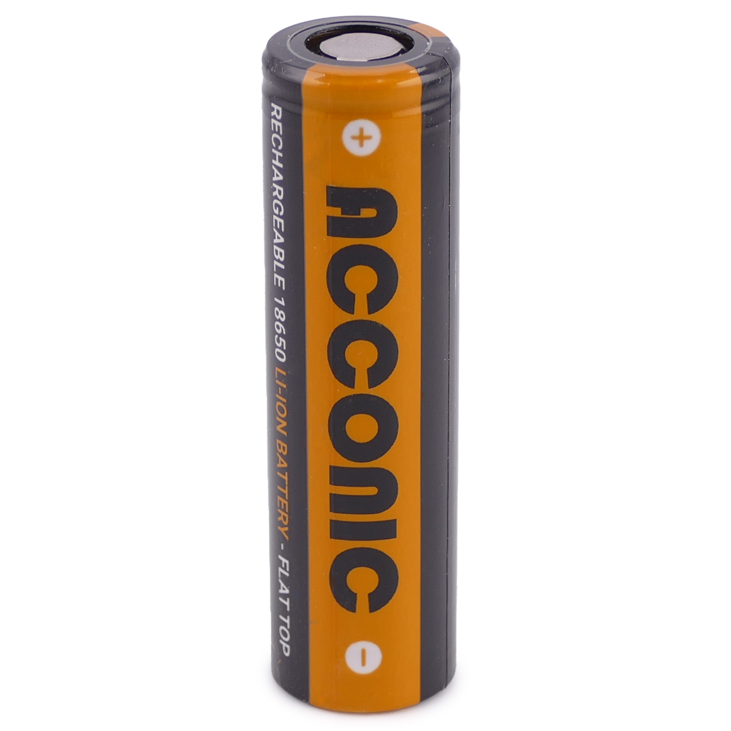 Acconic 3450mAh 3.7V 18650 Zelle Li-Ion Akku ungeschützt flattop (Ersetzt: INR18650-35E) Acconic 3450mAh 3.7V 18650 Zelle Li-Ion Akku ungeschützt flattop (Ersetzt: INR18650-35E)