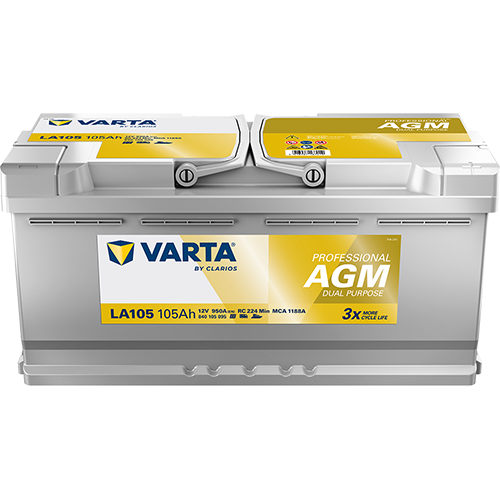 Varta LA105 Professional AGM 105AH Batterie Varta LA105 Professional AGM 105AH Batterie