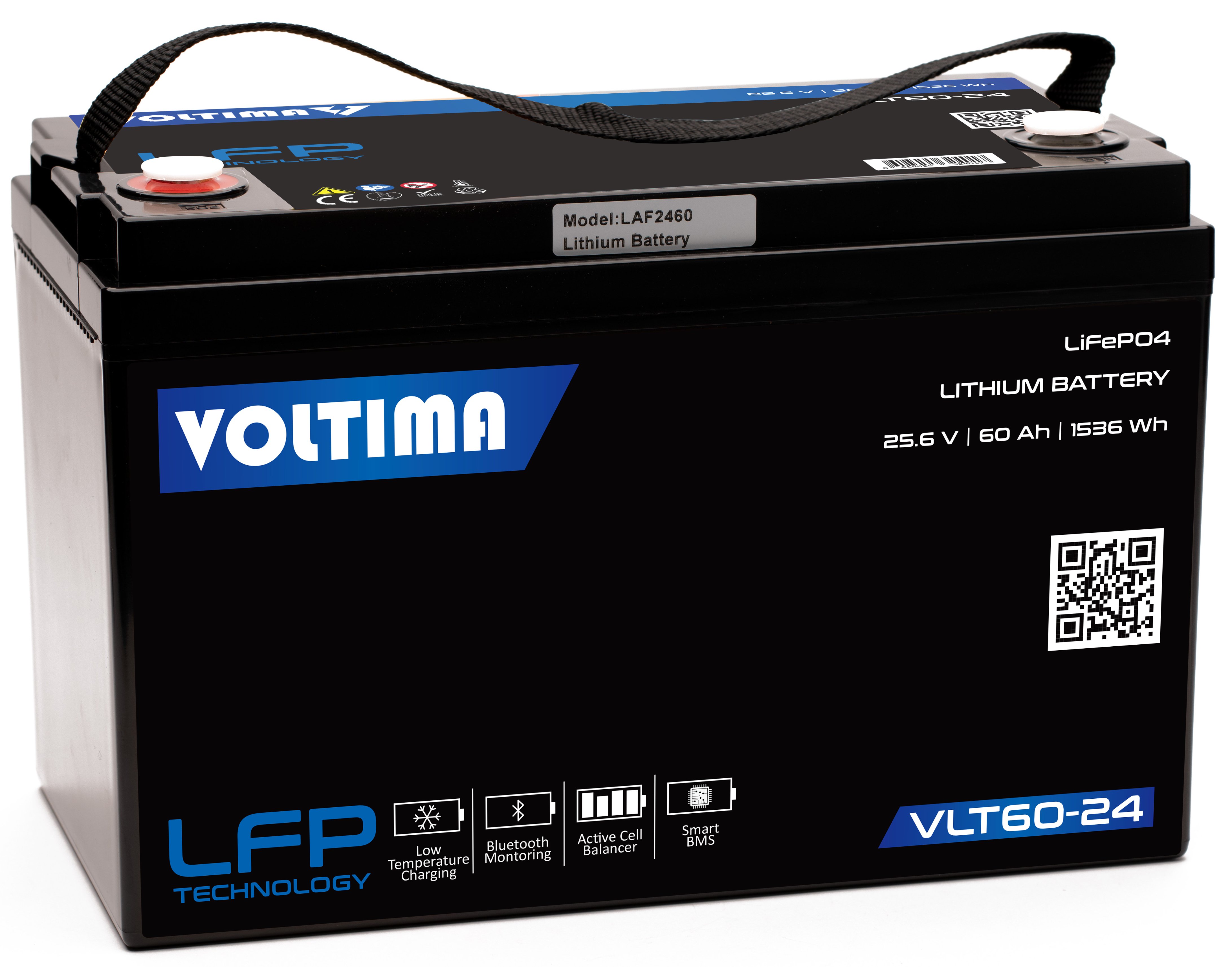 Voltima VLT60 LiFePO4 24V Lithium Versorgungsbatterie 60Ah Voltima VLT60 LiFePO4 24V Lithium Versorgungsbatterie 60Ah