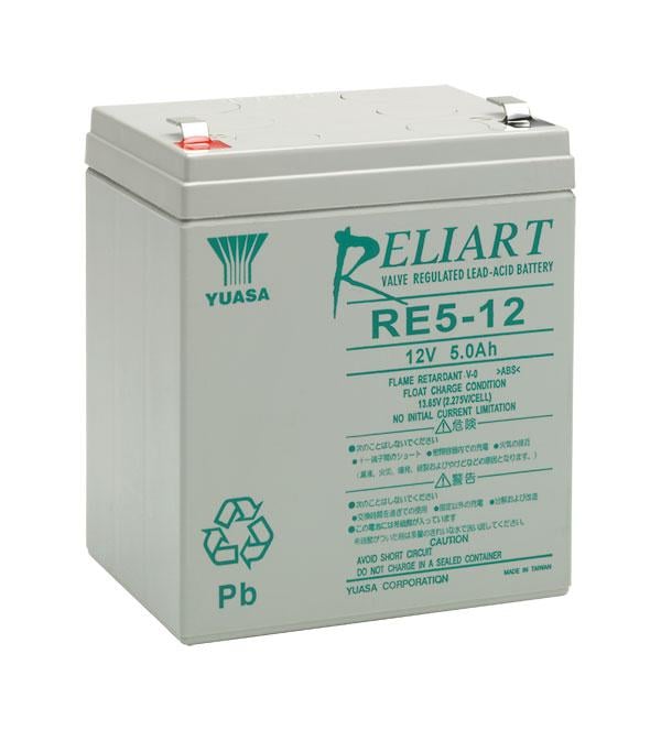 Yuasa RE5-12FR 12V 5Ah AGM-Batterie Yuasa RE5-12FR 12V 5Ah AGM-Batterie