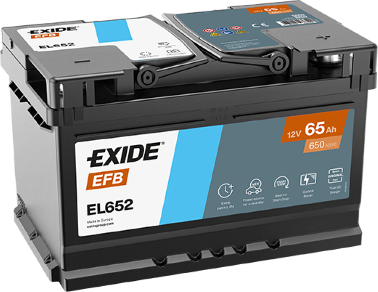 Exide EL652 EFB Autobatterie 65Ah 565 500 065
