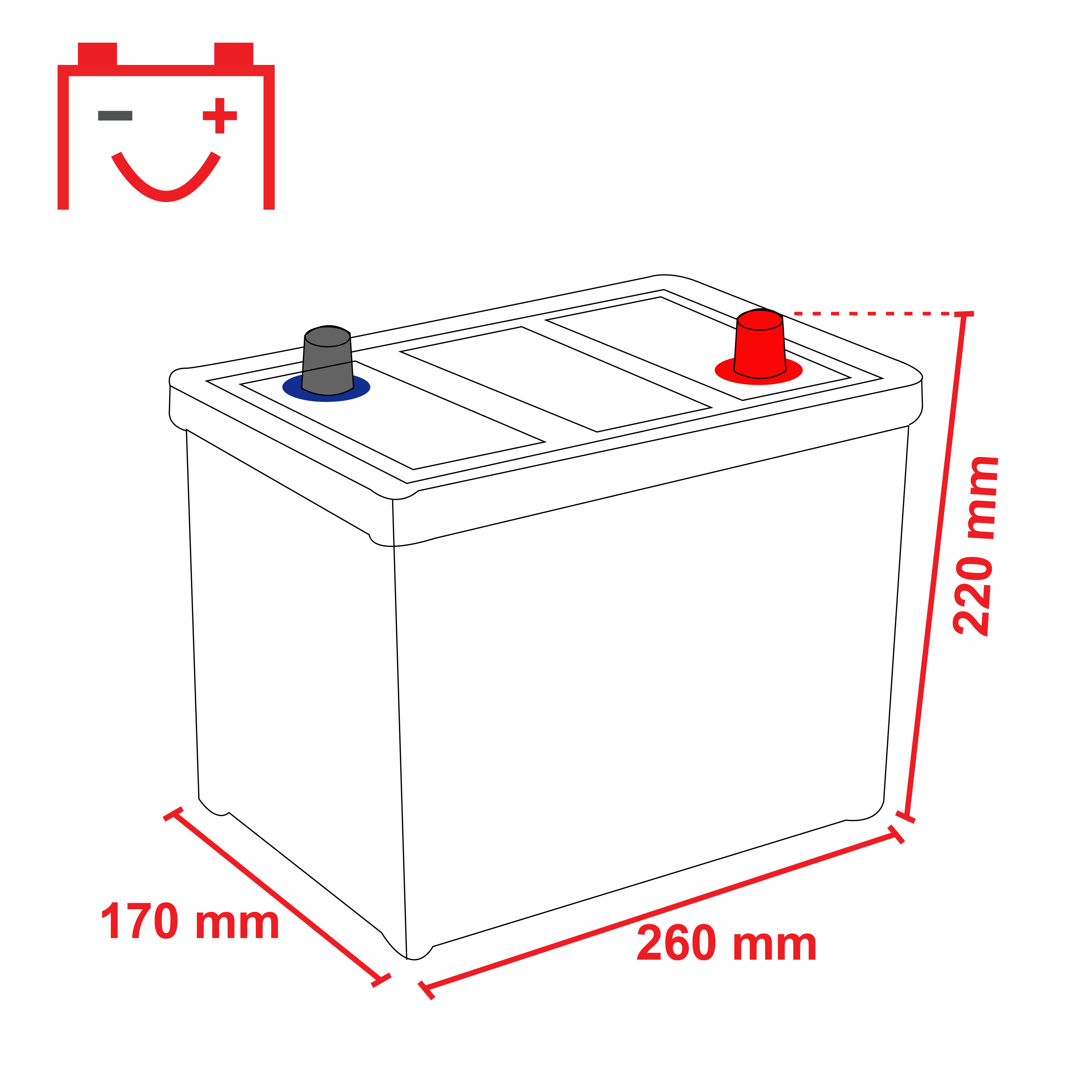 260x170x220mm-old-timer-01 Intact Oldtimer-Power 98Ah 6V Oldtimerbatterie 09811