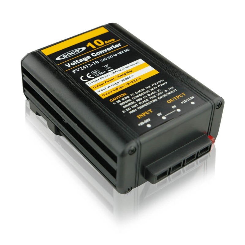 24V-auf-12V-10A-Gleichspannungswandler-Paco-PV2412-10 Paco PV2412-10 24V auf 12V 10A Spannungswandler