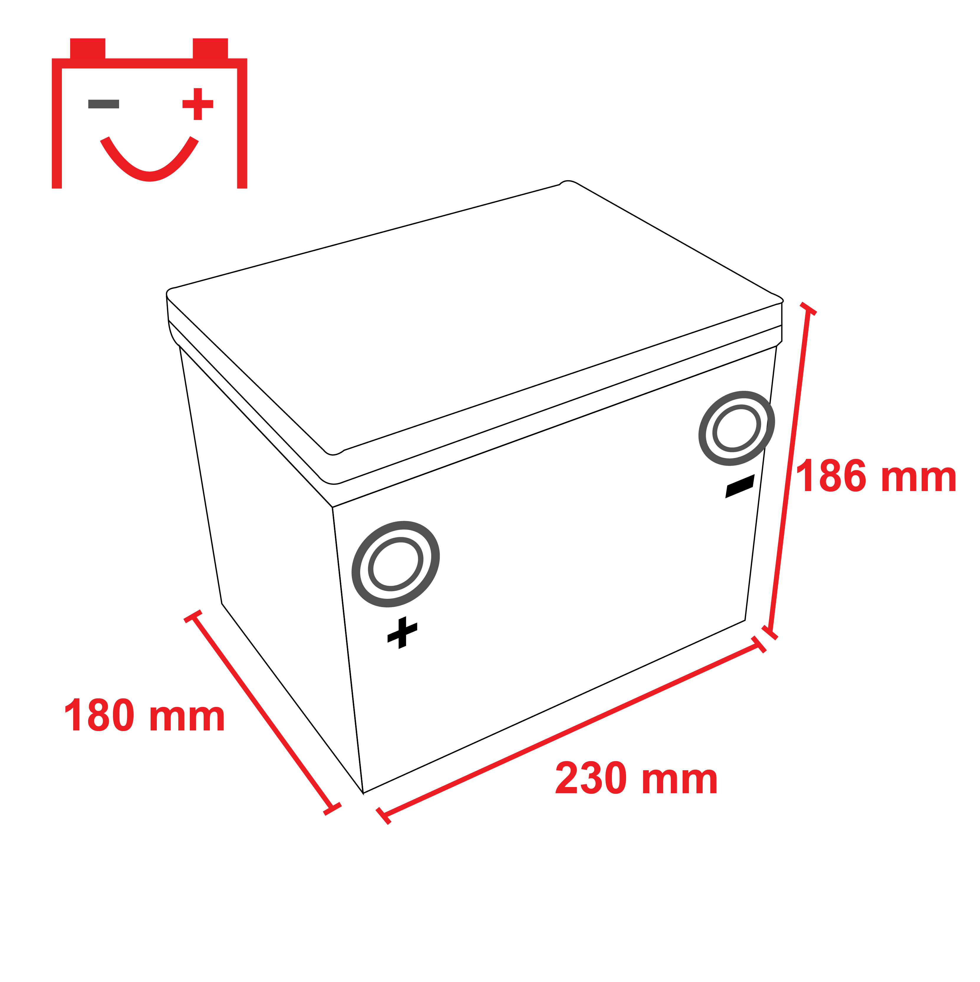 Intact 56010 US-Power Autobatterie 60Ah