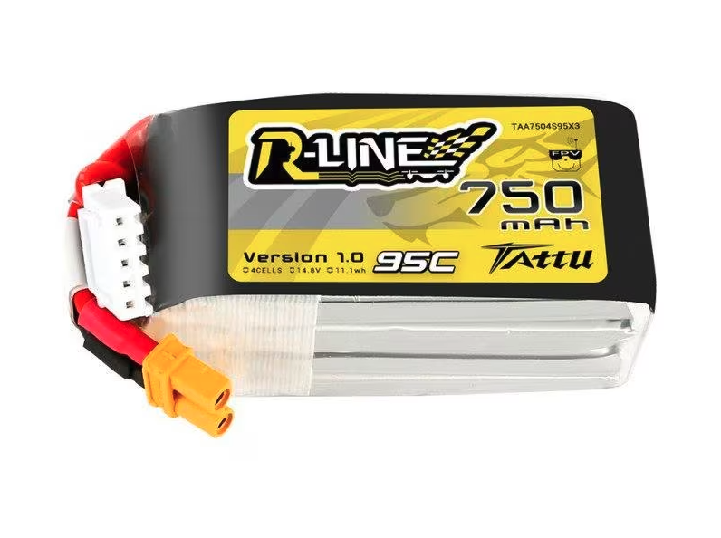 Tattu R-Line RC-Akku LiPo 750 mAh 14.8 V 95C Tattu R-Line RC-Akku LiPo 750 mAh 14.8 V 95C