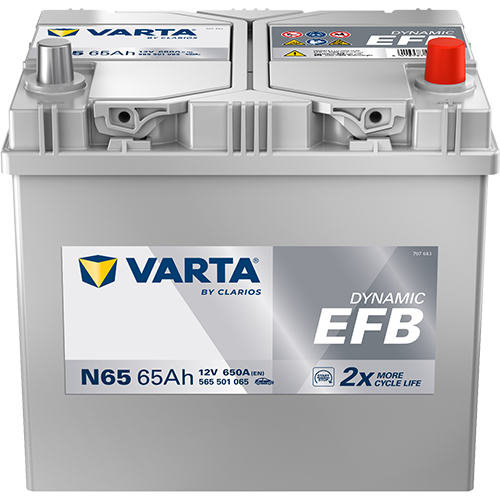 VARTA N65 Dynamic EFB 565 501 065 Car Battery 12V 65Ah (Blue Dynamic)