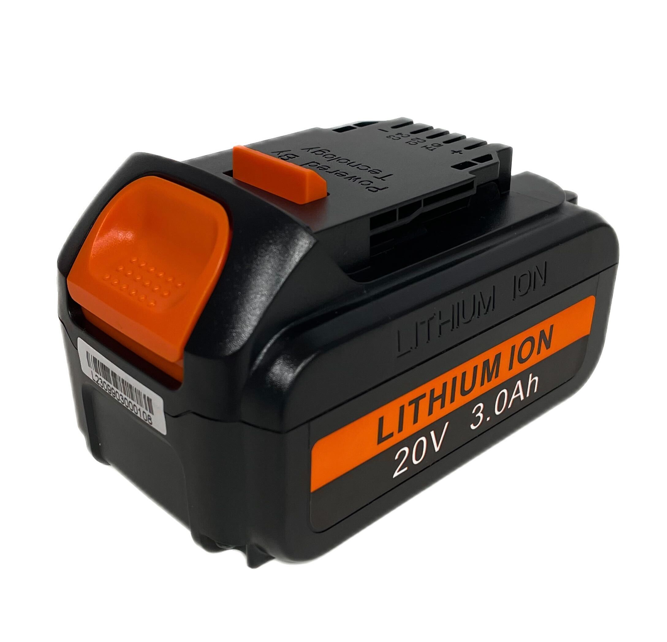 Acconic Akku f. Dewalt DCB206, DCB180-185, DCB200-206 18V-20V Li-ion 3Ah