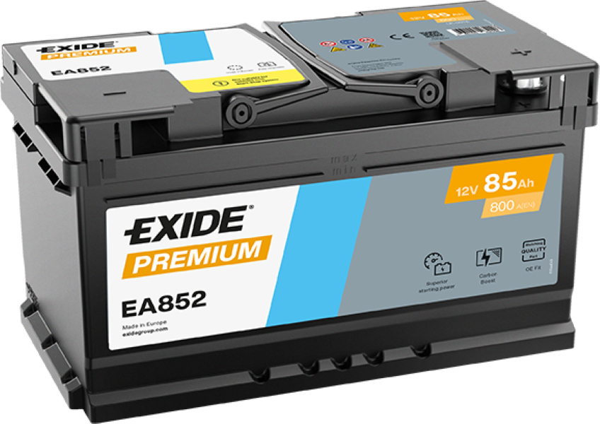 Exide EA852 Premium Carbon Boost 85Ah Autobatterie 585 200 080