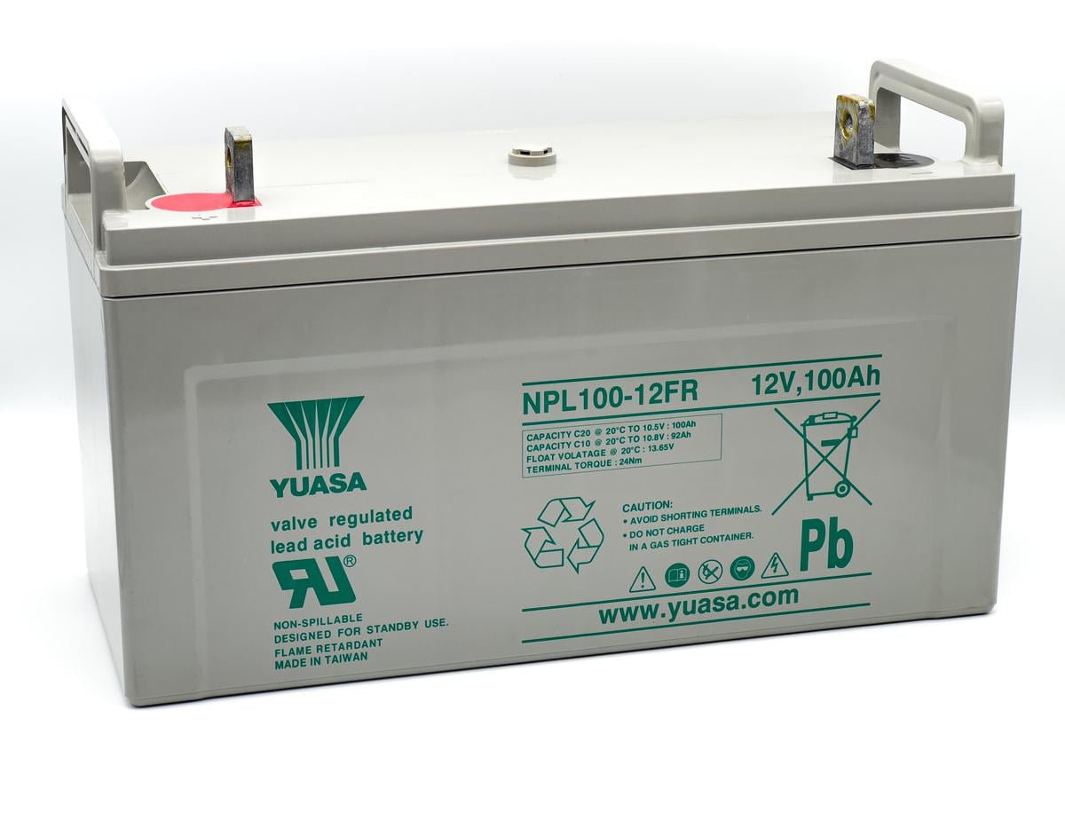 Yuasa NPL100-12FR 12V 100Ah USV-Batterie - Longlife