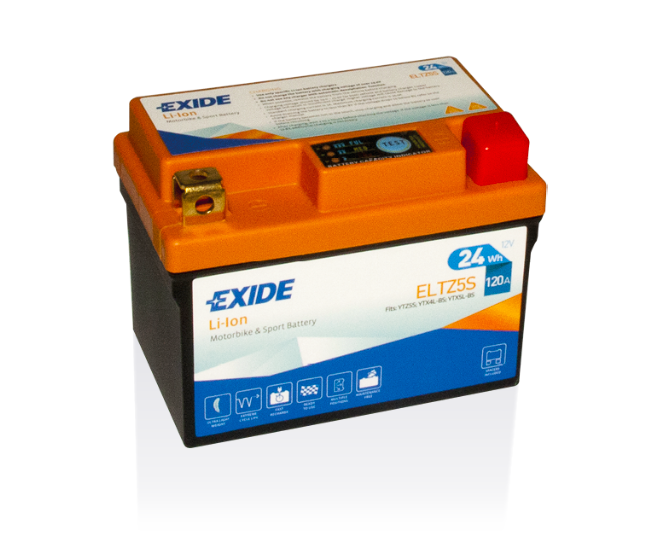 Exide Li-Ion ELTZ5S YTZ5S motorcycle battery 2Ah (DIN 50314)