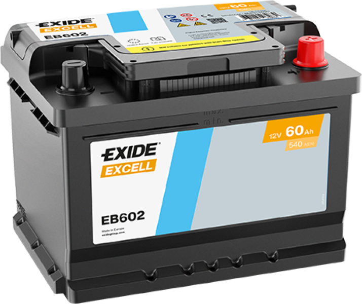 Exide EB602 Excell 60Ah Autobatterie 560 409 054