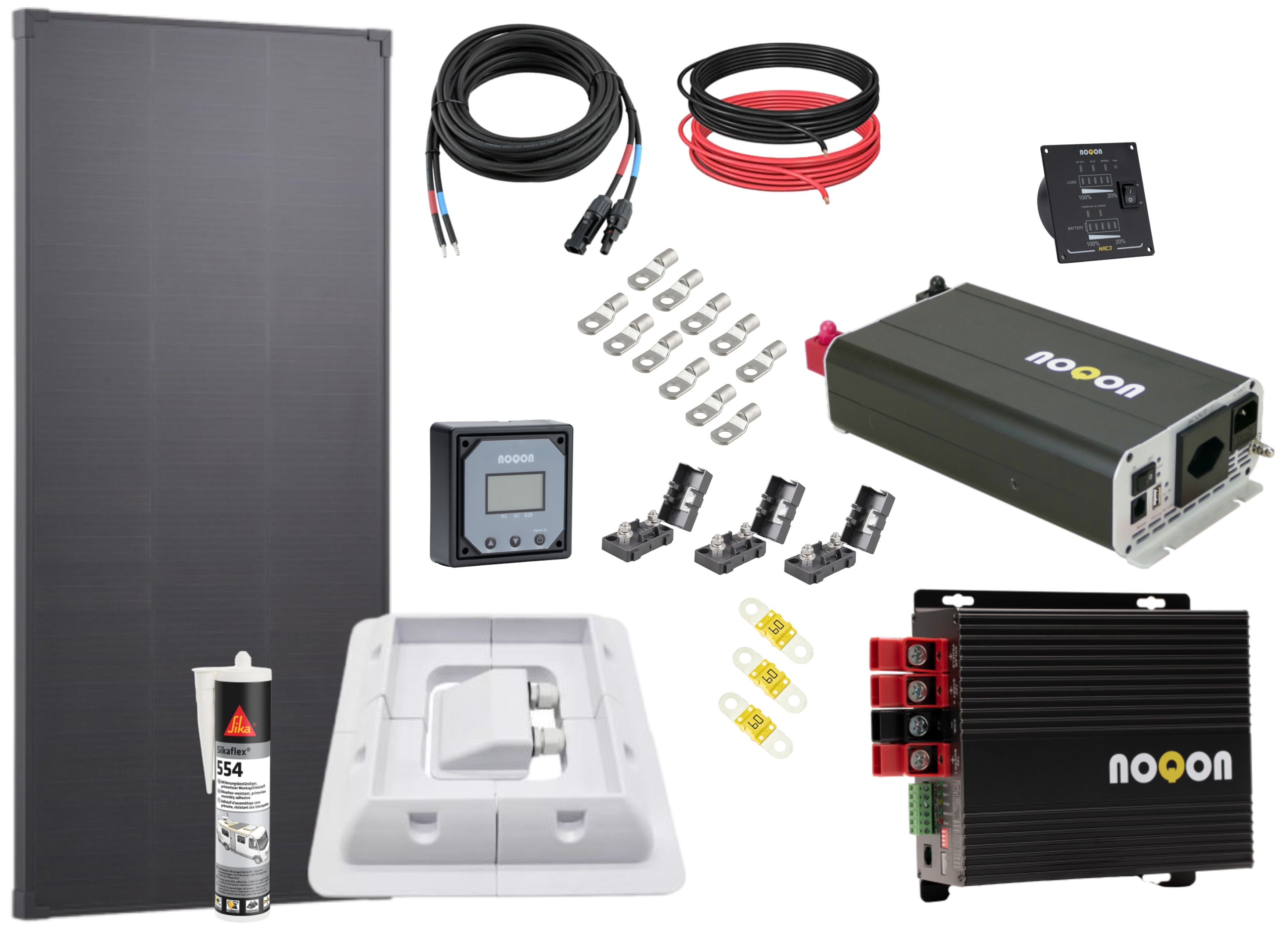 Wohnmobil KOMPLETT Set ohne Batterie - SMALL (Umsatzsteuerbefreit)