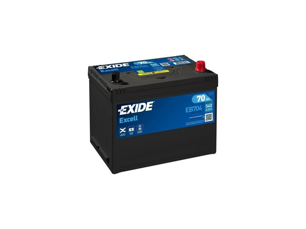 Exide EB705 Excell 70Ah car battery Exide EB705 Excell 70Ah car battery