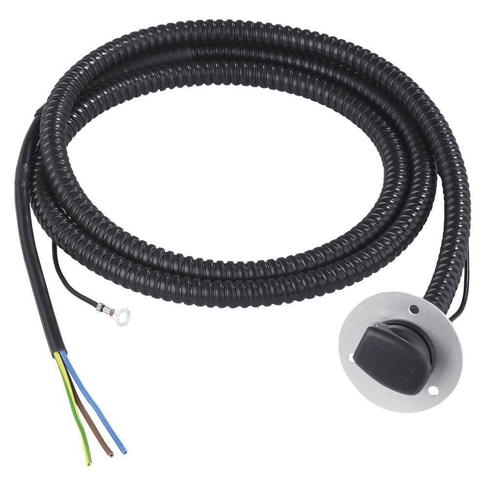 Votronic 2303 Einbaukabel 230V Flanschstecker Calix komplett für Fahrzeugeinbau Votronic 2303 Einbaukabel 230V Flanschstecker Calix komplett für Fahrzeugeinbau