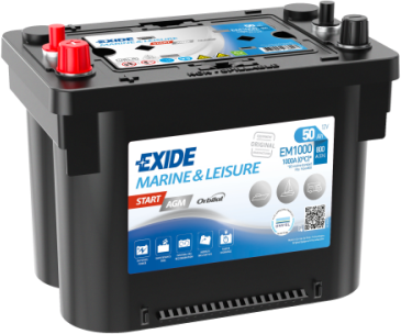Exide Start AGM EM1000 50Ah Batterie Exide Start AGM EM1000 50Ah Batterie