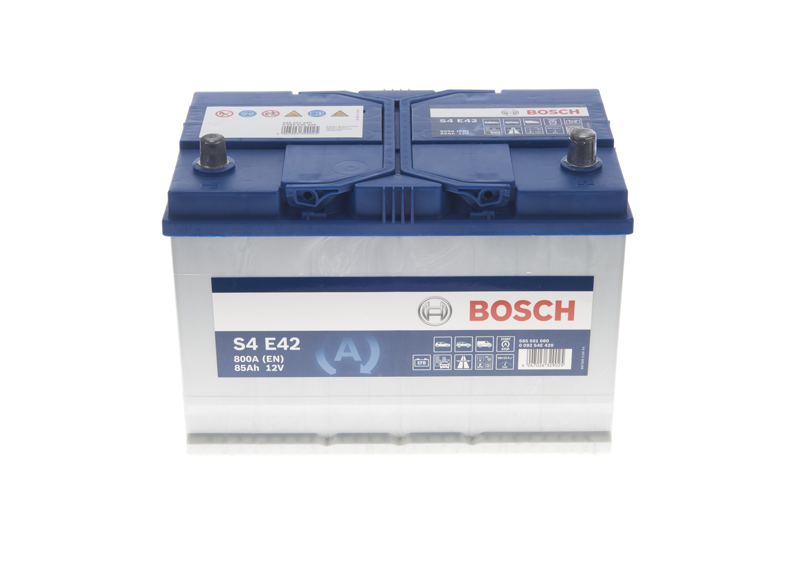 Bosch S4 E42 85Ah EFB Autobatterie 0 092 S4E 420