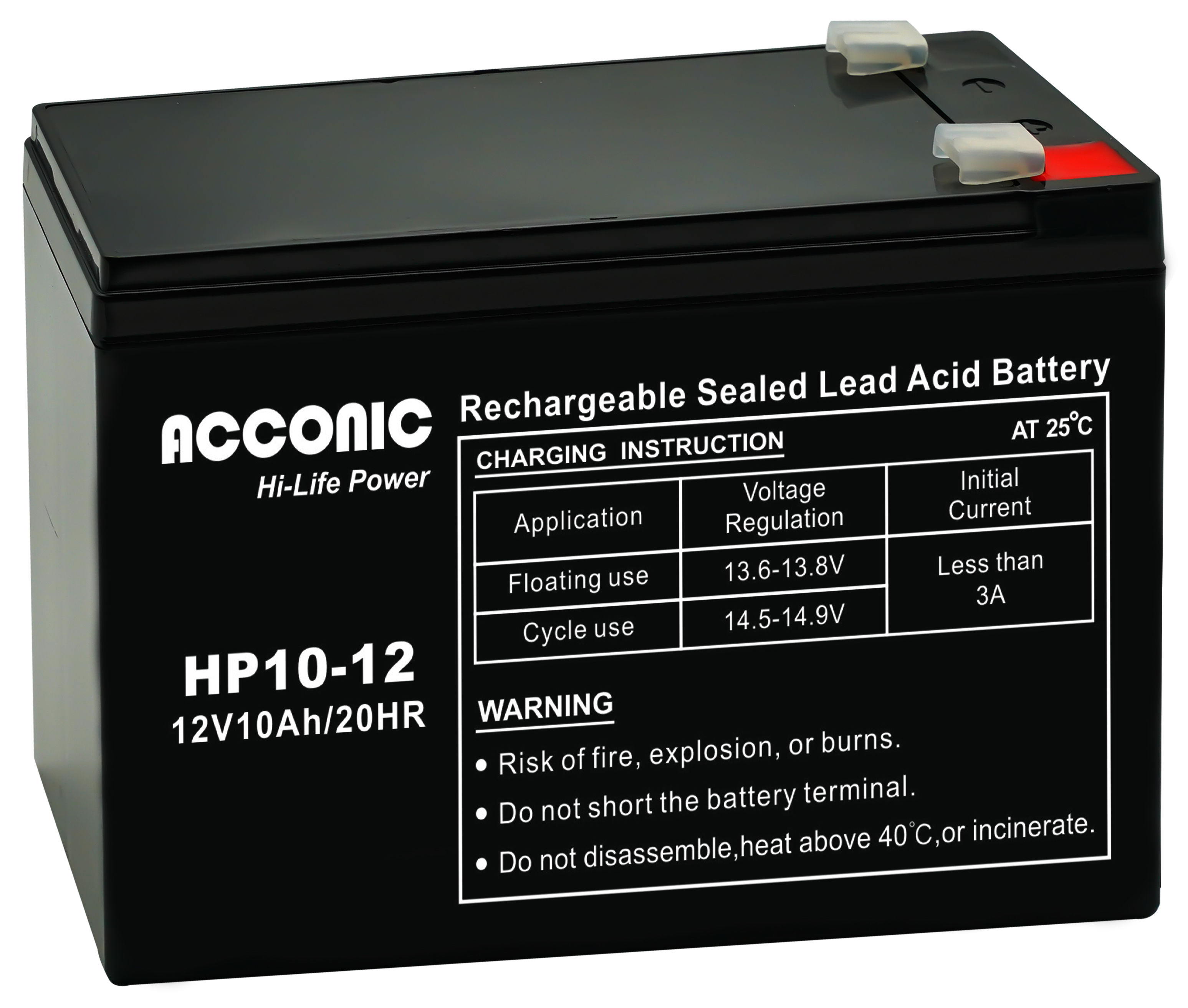Acconic HP10-12 Hi-Life Power AGM 12V 10Ah Bleiakku Acconic HP10-12 Hi-Life Power AGM 12V 10Ah Bleiakku
