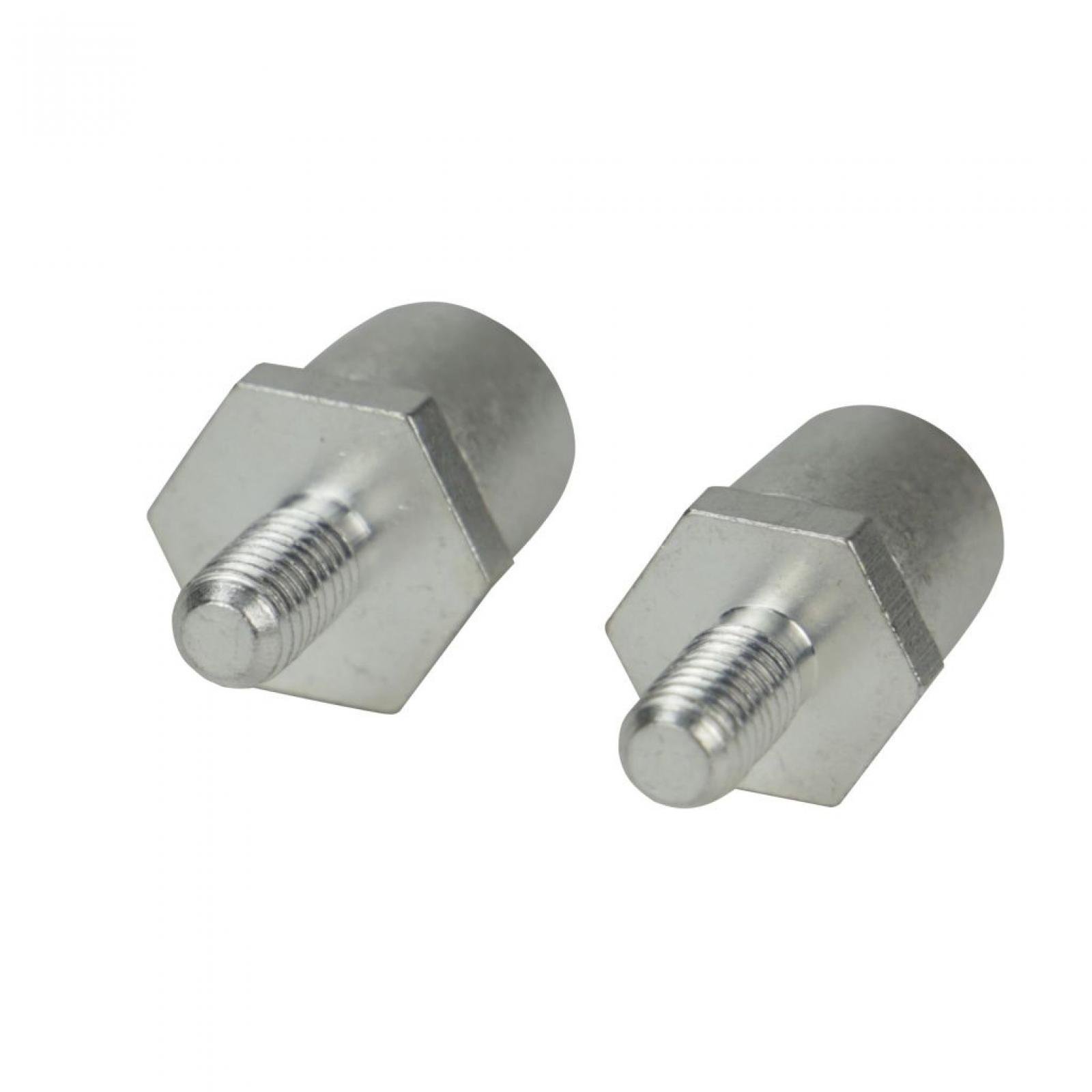 Intact 1Paar (+/-) Poladapter F-M8 (Innengewinde M8) auf DIN-Pole