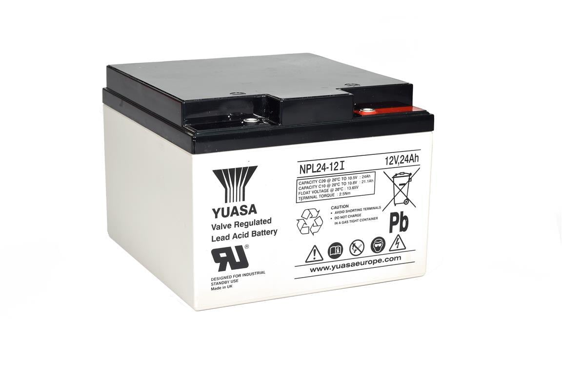 Yuasa NPL24-12I 12V 24Ah UPS battery - Longlife