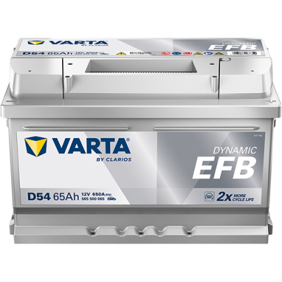 Varta D54 Dynamic EFB 565 500 065 Autobatterie 65Ah (Blue Dynamic) Varta D54 Dynamic EFB 565 500 065 Autobatterie 65Ah (Blue Dynamic)